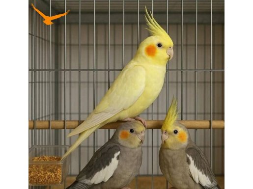 40 günlük Sutan papağan yavruları konuşturmalık yeme düşmüş!