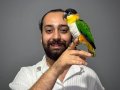 Oyuncu Caique papağanı Full eğitimli evcil